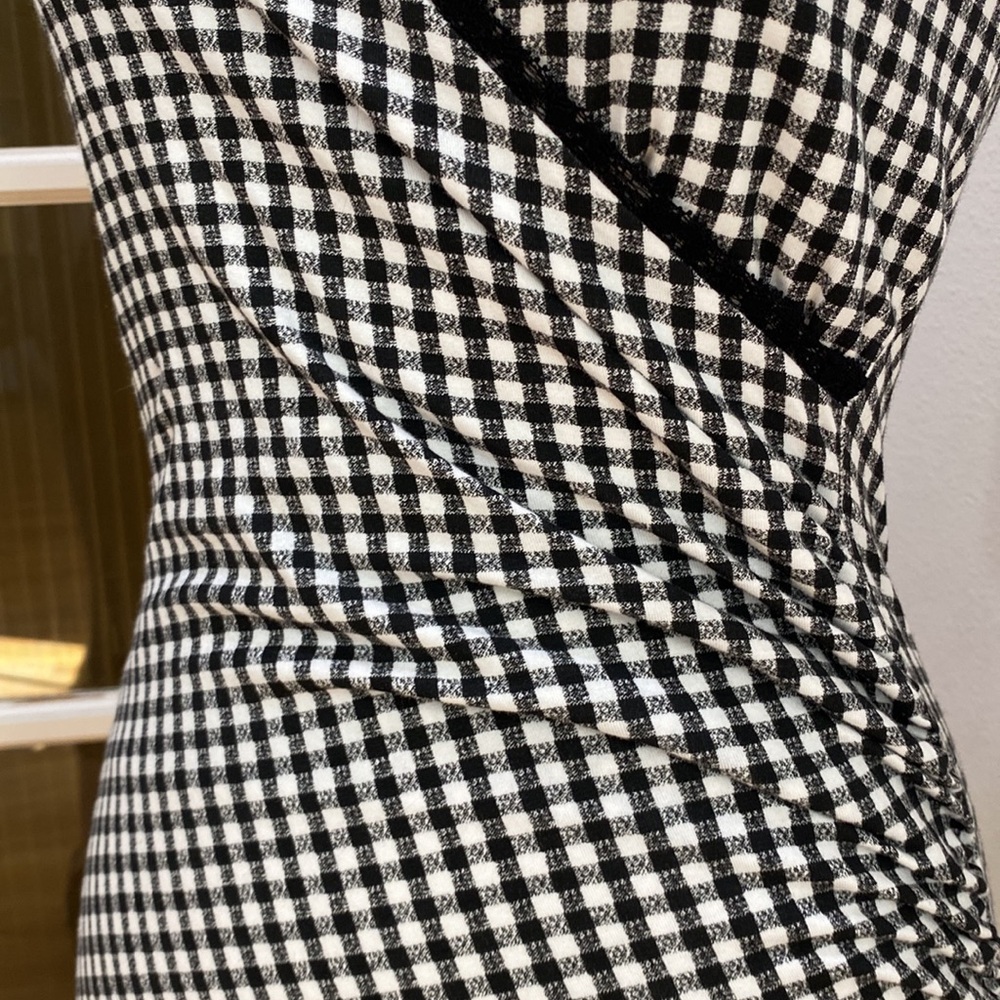 Vintage Y2K ๐ค๐ค Betsey Johnson Black and White Gingham Dress, NWOT, Size Small - Picture 3 of 6